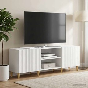 VidaXL Ντουλάπι TV Γυαλιστερό Λευκό 150 x 31 x 50 εκ.