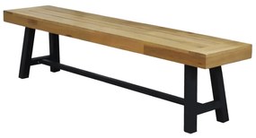 Liberta PANAMA ΠΑΓΚΑΚΙ ΦΥΣΙΚΟ 188x37xH45,5cm 188x37xH45,5cm 22-0062