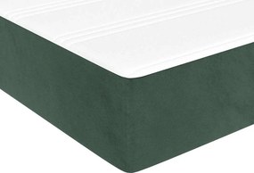 vidaXL Στρώμα με Pocket Springs 80 x 210 x 20 εκ. Σκούρο Πράσινο