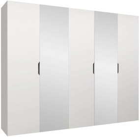 Ντουλάπα Malaga plus πεντάφυλλη-Leuko