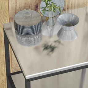 vidaXL Ράφι Κουζίνας HATTEM Ασημί 60 x 50 x 92 εκ Ατσάλι