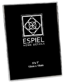Κορνίζα Μεταλλική Ασημί ESPIEL 13x18εκ. FAM753