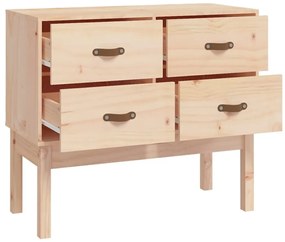 vidaXL Ντουλάπι Κονσόλα 90 x 40 x 78 εκ. από Μασίφ Ξύλο Πεύκου