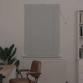 vidaXL Βενετσιάνικες Ρόδες Λευκό 130 x 90 εκ Αλουμίνιο