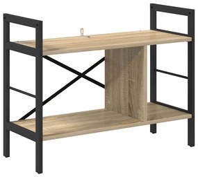 vidaXL Ράφι Βιβλίων Δρύς Sonoma 75 x 30 x 58,5 εκ. Επεξεργασμένο ξύλο