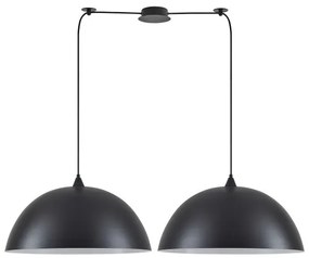 Κρεμαστό Φωτιστικό Οροφής 2xE27 Μαύρο Adept Pendant 77-8724 Homelighting-77-8724-Μαύρο 77-8724