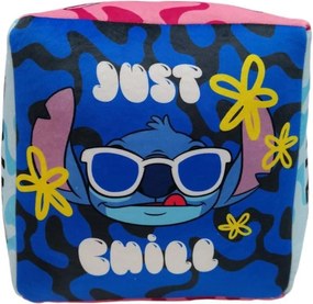 Μαξιλάρι Stitch 28 x 30 x 29 cm Μπλε πολυεστέρας Παιδικά