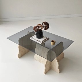 Coffee Table Canyon - Travertine, Fume Travertine
Fume