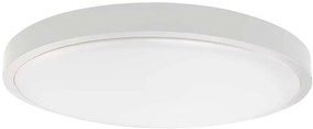 V-TAC Φωτιστικό LED Οροφής 30W 230V 360° 3000lm IP44 Ø420x55mm Στρογγυλό Ζεστό Λευκό Άσπρο Σώμα 7621