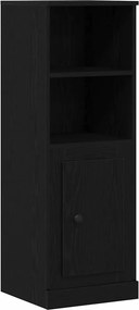 vidaXL Highboard Μαύρη Οξυά 132 x 35,5 x 103,5 εκ. Επεξεργασμένο ξύλο