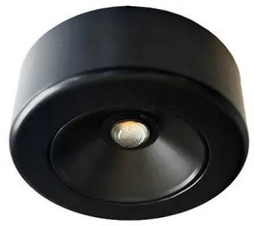 Σποτ Φωτιστικό Οροφής Downlight LED 34W 4000Κ Φ22cm Donuts Interlight-15298-Μαύρο 15298