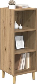 vidaXL Πλαϊνό γραφείο Artisan Oak 34,5 x 32,5 x 90 εκ.