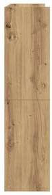 vidaXL Ράφι παπουτσιών  Artisan Oak 80x25x100 cm Κατασκευασμένο ξύλο