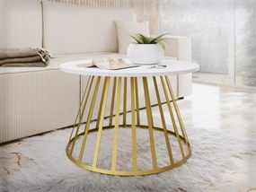 Τραπεζάκι σαλονιού Mokod-Xruso - Leuko