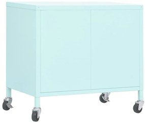 vidaXL Ντουλάπι Αποθήκευσης Χρώμα Μέντα 60 x 35 x 56 εκ. από Ατσάλι
