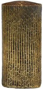 Βάζο Μεταλλικό 939-124-043 12x12x25cm Antique Gold Metal