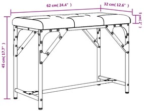 ΠΑΓΚΟΣ ΤΡΑΠΕΖΑΡΙΑΣ ΑΝΟΙΧΤΟ ΓΚΡΙ 62X32X45 ΕΚ. ΑΤΣΑΛΙ / ΎΦΑΣΜΑ 835218