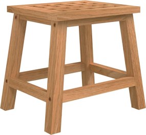 vidaXL Σκαμπό 29x22,5x25,5 εκ. Μασίφ Ξύλο Καρυδιά