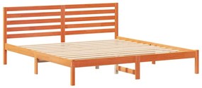 vidaXL Σκελετός Κρεβατιού Καφέ κεριού 180 x 200 cm Μασίφ ξύλο πεύκου