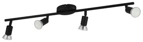 Φωτιστικό Σποτ Eglo 32432 BUZZ-LED Μαύρο Ματ (Black Mat) 3000K