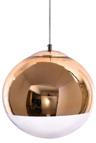 Φωτιστικό Οροφής 77-3708 SE3130-1-GO Alessia Gold-Clear Glass Homelighting Γυαλί