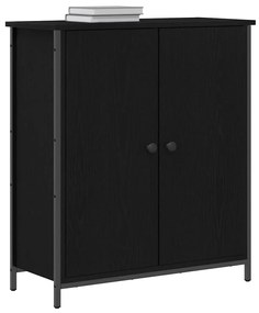 vidaXL Πλαϊνό γραφείο Μαύρη δρυς 70 x 30 x 80 εκ. Επεξεργασμένο ξύλο