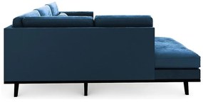 Γωνιακός Καναπές Seattle K107, Μπλε, 291x202x85cm, 106 kg, Πόδια: Ξύλο, Ξύλο: Πεύκο | Epipla1.gr