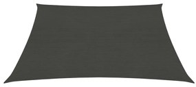 vidaXL Πανί Σκίασης Ανθρακί 5 x 5 μ. από HDPE 160 γρ./μ²