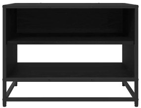 vidaXL Ντουλάπι TV Μαύρη δρυς 61 x 40 x 46 εκ Επεξεργασμένο ξύλο