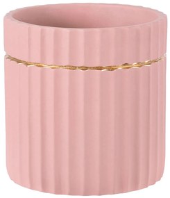 Κασπώ Rethymno 20456 Φ17x17cm Pink-Gold GloboStar Ceramic