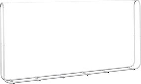 vidaXL Ράφι Καυσόξυλων 300x25x150 εκ. Γαλβανιζέ Ατσάλι