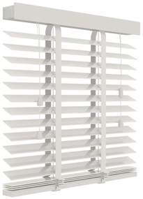 Decosol Στόρι με Οριζόντιες Περσίδες Λευκό 80 x 180 εκ. 50 χιλ. Ξύλινο
