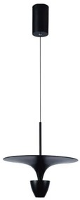 Κρεμαστό Φωτιστικό Οροφής LED 9W 230V 1000lm 120° IP20 Θερμό Λευκό Μαύρο 10084 VTAC-10084-Μαύρο 10084