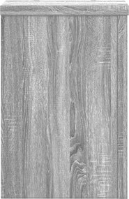 vidaXL Βάσεις Φυτών 2 Τεμ. Γκρι Sonoma 20x20x30 εκ. Επεξεργασμένο Ξύλο