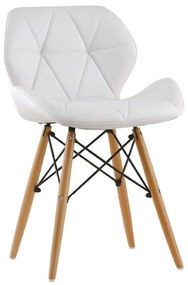 Καρέκλα Margo10-0066 47X53X72cm White Ξύλο,Πολυπροπυλένιο