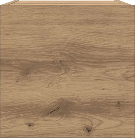 vidaXL Κρεμαστό Ντουλάπι Τηλεόρασης Τεχνίτικη Δρυς 30,5 x 30 x 30 εκ.