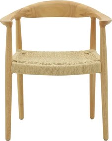 Καρέκλα - Πολυθρόνα Juvan φυσικό rubberwood 64x53x77εκ 64x53x77 εκ.