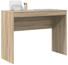 vidaXL Γραφείο Sonoma Δρυς 100 x 40 x 76 εκ. Επεξεργασμένο ξύλο