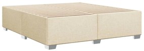 ΚΡΕΒΑΤΙ BOXSPRING ΜΕ ΣΤΡΩΜΑ ΚΡΕΜ 180X200 ΕΚ. ΥΦΑΣΜΑΤΙΝΟ 3285965