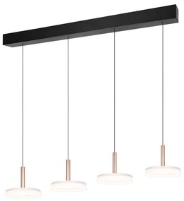 Φωτιστικό Κρεμαστό Trio Lighting CELESTE 354910465 Καφετί (Coffee) 3000K