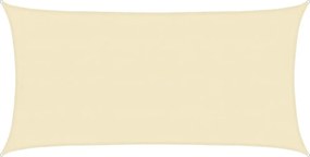 vidaXL Πανί Σκίασης Κρεμ 4 x 7 μ. από HDPE 160 γρ./μ²