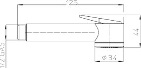 Bossini Paloma White – Ντουζάκι Μπιντέ ABS