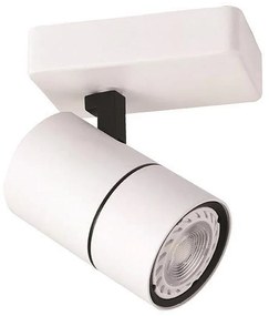 Σποτ Μπάρα Μονή 1xGU10 Λευκό/Μαύρο EUROLAMP 145-25006