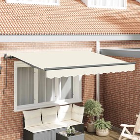 vidaXL Σκηνίτσα Αναδιπλούμενη Κρεμ 250 x 200 cm ύφασμα