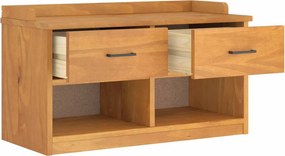 VidaXL Πάγκος διαδρόμου "SANDNES" 87x40x50 εκ. Πεύκο μασίφ ξύλο