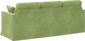 vidaXL Καναπές Ανοιχτό Πράσινο