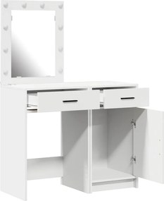 vidaXL Τραπέζι περιποίησης 2 τμχ. Λευκό 50 x 41 x 135 εκ