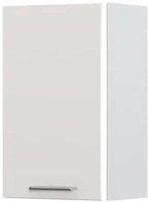 Ντουλάπι κρεμαστό Modena V7-45-1K-Λευκό - Γκρι ανοιχτό