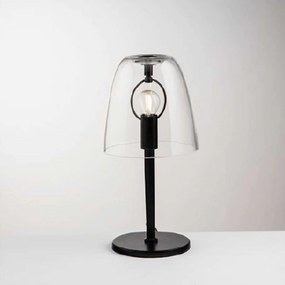 Φωτιστικό Επιτραπέζιο Ares I-ARES-L1-TR 1xE14 Φ18cm 36cm Clear Luce Ambiente Design Metal, Glass