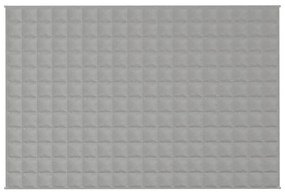 vidaXL Κουβέρτα Βαρύτητας Γκρι 120 x 180 εκ. 5 κ. Υφασμάτινη